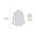 thumbnail image 5 of Panda Uniform by HeedFit Men's 31" Lab Coat Custom Fit, 9XL, White, 5 of 6
