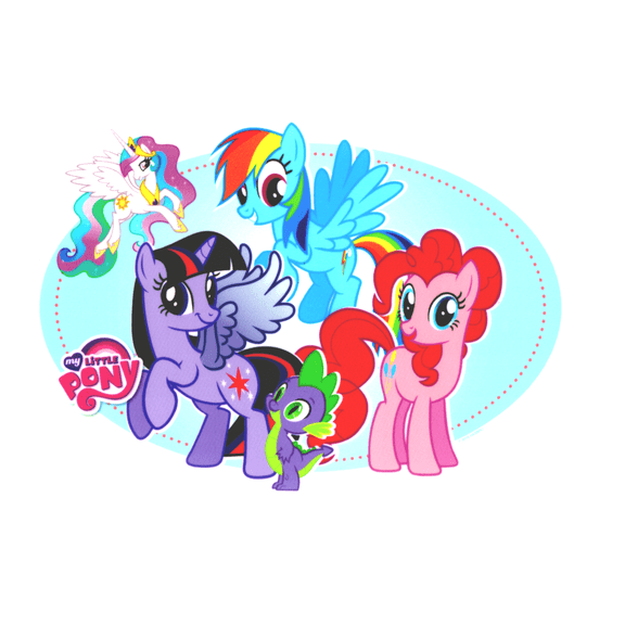 My Little Pony Edible Cake Topper- 1/4 Sheet