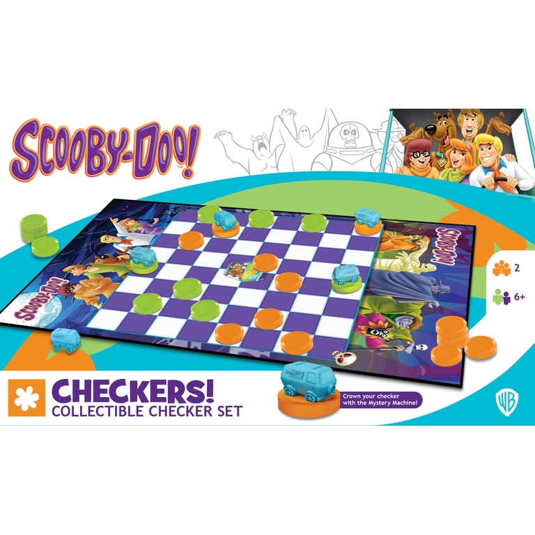MasterPieces Scooby-Doo Checkers Board Game photo 1