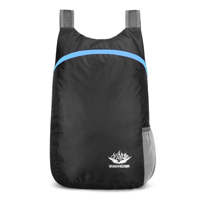 Bolsa plegable Bolsa de almacenamiento portátil ultraligera Bolsa de viaje Mochila impermeable Mochila deportiva para exteriores Bolsa de piel