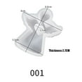 thumbnail image 3 of Nrmvnmi Cute Angel Silicone Mold Hollow Heart Angel Candle Molds for Candle Making Supplies Angels Resin Molds Aromatherapy Candle Mold Silicone Molds for Resin Concrete Plaster Epoxy Molds, 3 of 3