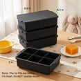 thumbnail image 5 of Behome 3 Pack Ice Cube Tray with Lid, 7 inch Cube Ice Trays for Cocktail Whisky, Ice Maker Tray with Lid for Freezer, Easy Release, Black, 5 of 8