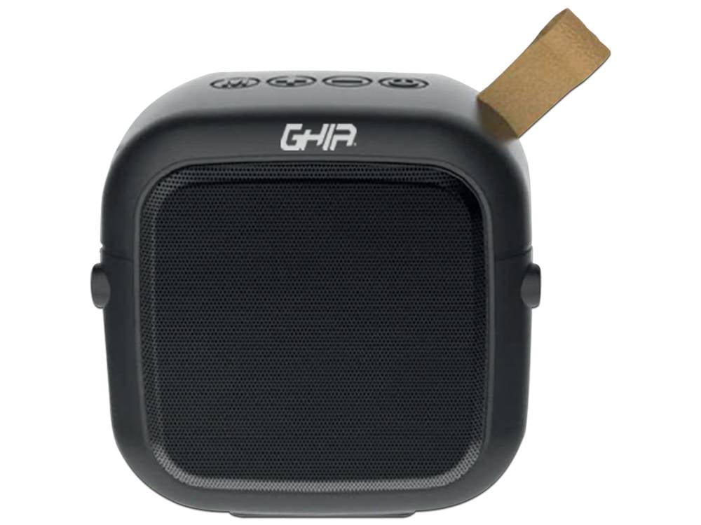Bocina portátil Recargable Ghia BX90 Bluetooth 3.5mm Radio FM Negro ...