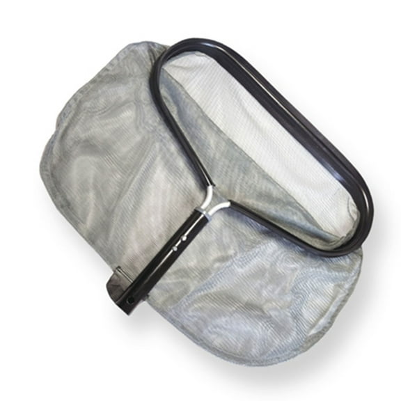 JED Pool Tools Pro Aluminum Deep Leaf Rake Pool Skimmer Head with Mesh Bag