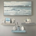 thumbnail image 4 of Sorbus 16.25" Blue Gray White Rustic Floating Shelves (Set of 3) – Wall Storage for Décor, Frames, Trophies, 4 of 9