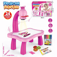 thumbnail image 4 of Funtogether Toys Kids Drawing Projector Table, Giraffe Trace and Draw Art Desk with Light, Includes Projector Slides, 12 Markers & Book, Educational Learning Toy for Toddlers, 4 of 6