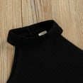 thumbnail image 4 of Débardeur Sans Manches à Col Roulé en Tricot pour Bébé Fille Short en Cuir PU, 4 of 6