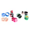 thumbnail image 2 of Decodeary 7 Pairs Mixed Color Silicone Gel Piercing Gauge Ear Expander Tunnel 18MM 12MM, 2 of 6