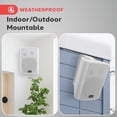 thumbnail image 4 of Pyle PDWR61BTWT Bluetooth Indoor Outdoor 6.5 Inch Speaker System, White (2 Pack), 4 of 8