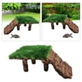 thumbnail image 5 of Resin Turtle Terrapin Dock Tortoise Basking Platform with Ramp Ornament Durable Friendly for Terrarium Tank Cave Hide-Out easy to clean, 11x6.5x4cm B, 5 of 8