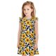 thumbnail image 1 of Fotbe Cow Print Sunflower Vestido de Dormir para Niñas de 3 a 10 Años, Mangas Cortas, Estilo Princesa, Pijama Camisón con Mangas Voladas-X-Large, 1 of 6