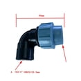 thumbnail image 4 of Accesorios de tubería de rosca macho/hembra de PE piezas de accesorios de plomería de tubería de agua  hembra 25 mm kusrkot adaptador de manguera, 4 of 4