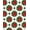 Red, Pattern 2, variant on ODIKA 2x3 Machine Washable Non-Slip Area Rug, Enchanted Winter Pinecone Interlocking Motif Festive Charm High Traffic Rug, Pink, 739106