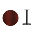 thumbnail image 4 of Flash Furniture 30'' Round Mahogany Laminate Table Top with 18'' Round Table Height Base, 4 of 4