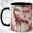 Black, variant on Blossom Giraffe Coffee Mug, Safari Animal Mug, Ceramic 11 oz
