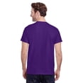 thumbnail image 4 of Gildan Short Sleeve T-Shirt for Men, Heavy Cotton Crewneck Classic Shirt, Purple Tee, 3XL, 4 of 5