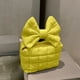 thumbnail image 5 of pstuiky Bolso bandolera de mujer con lazo plisado, bolso de hombro, color liso, 5 of 6