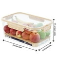 thumbnail image 2 of Food Grade Airtight Sealed Container for Fresh Keeping Large Rectangular Refrigerator Storage Organizer Outdoor Camping Picnic Use, 2 of 5