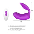 thumbnail image 3 of Vibradores portátiles Modos múltiples de vibración Bragas de silicona suave Herramientas de placer sexual para ropa interior Estimulación del clítoris para mujeres Su placer Punto vibrador Ponto G Con, 3 of 6
