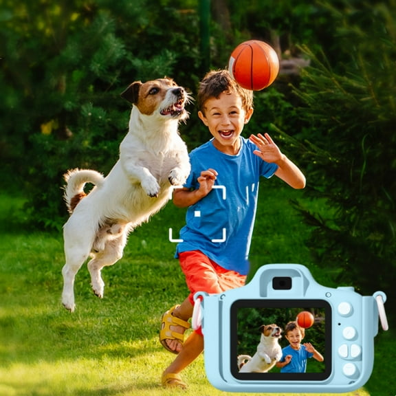 Oggfader Digital Camera for Kids 10-12 HD Kids Digital Camera 20MP Children Camera Built-In Camera Shockproof Protection Cover,Blue