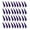Purple, variant on Recurve Bow Hunting Feather Fletching 1.75 Shape Right Wing Green