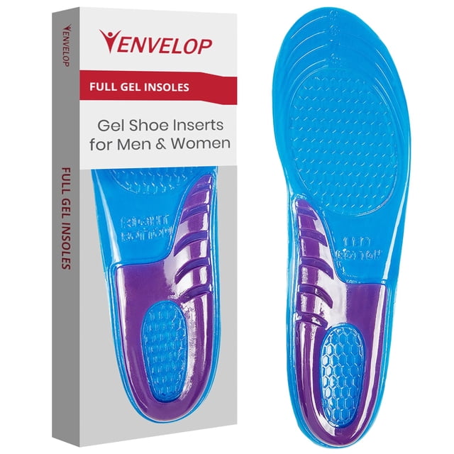 Plantillas de gel para hombre y mujer, cómodas durante todo el día (1 par)