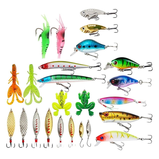 2023 Advent Calendar Fishing Set Tackle Box Fisherman Xmas Fishing Hooks