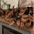 thumbnail image 6 of 6ft Brown Magnolia Leaf Garland, 6 of 6