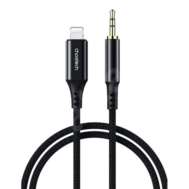 Cable Auxiliar a Lightning Choetech S-O_01163 color Negro 2 m Choetech S-O_01163