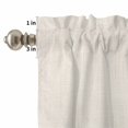 thumbnail image 4 of Birds on the Wire Purple Grey Curtain Valances Set Kitchen Curtains 36&nbsp;inch Length Rod Pocket Valance and Tiers 3 Piece Set Small Bedroom Bathroom Laundry Decor, 4 of 9