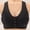 Black, variant on Ofreoo Sports Bras for Women Gathered Middle Button Breathable Underwear Daily Bra on Clearance