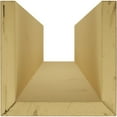 thumbnail image 6 of Ekena Millwork 12"W x 6"H x 16'L 3-Sided (U-beam) Rough Sawn Endurathane Faux Wood Ceiling Beam, Natural Golden Oak, 6 of 12