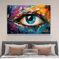 thumbnail image 4 of Vivid Eye Wall Art Framed Canvas Poster Bedroom Decor Sports Landscape Office Room Decor Gift,Frame-style,12x18inch(30x45cm), 4 of 8