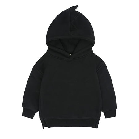 

Tejiojio Girls and Toddlers Soft Cotton Clearance Spring Kids Hoodies Dino Baby Boys Girls Hoody Older Children Pullover Outerwear