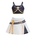 thumbnail image 2 of Sleeveless Top and A-Line Skirt Pop Star Set, Idol Singer Halloween Outfit for Stage Performance Cosplay, 2 of 5