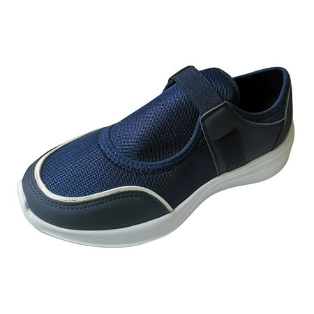 

nsendm Female Fashion Sneakers Adult Womens Sneaker Socks Cotton Mesh Splicing Breathable Soft Sole Casual Sports Shoes Womens Fashion Sneaker Dark Blue 8