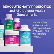 Microbiome Labs MegaSporeBiotic Probiotics for Women & Men - Spore Based Probiotics for Digestive Health - Shelf Stable & Travel-Friendly 60 Capsules