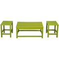 thumbnail image 2 of Paradise 3-Piece Set Outdoor Patio Adirondack Coffee Table and Square Side Table, 2 of 8