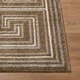 thumbnail image 5 of Mark&Day Area Rugs, 7x9 Cam Global Dark Brown Area Rug, Dark Brown Taupe Light Gray Carpet for Living Room, Bedroom or Kitchen (6'7" x 9'), 5 of 7