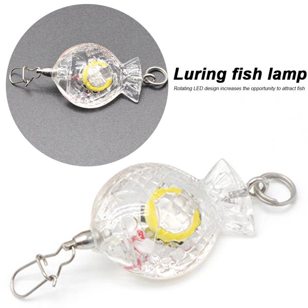 Luz De Trampa Para Señuelos De Pesca LED que atrae peces luz 360 rotación peces lámpara accesorios para atraer peces Ndcxsfigh Para Estrenar