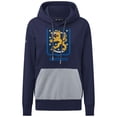 thumbnail image 2 of Women's Levelwear Navy Finland 2025 4 Nations Face-Off Bonfire Pullover Hoodie, 2 of 3