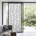 thumbnail image 3 of Natural Trees Branches Window Privacy Film, Colored Birds Vintage Rustic Static Cling UV Sun Blocking Heat Control Window Tint Day and Night, Non-Adhesive One Way Windows Privacy Cover 35.4''x78.7'', 3 of 7