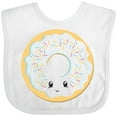 thumbnail image 3 of Inktastic White Donut Boys or Girls Baby Bib, 3 of 4