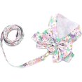 thumbnail image 1 of 1 Set Pet Harness Leash, Flower Pattern Pet Chest Harness Breathable Set Pet Traction Rope Kit Mesh Chest Strap for Puppy Small Medium Dogs Pink M, 1 of 4