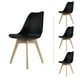 thumbnail image 1 of Mundo In Juego de Sillas Negras Eames Frankfurt para Comedor 4 Piezas Mundo In Casa, 1 of 10