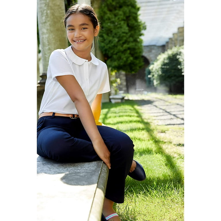 girls white fitted shirt