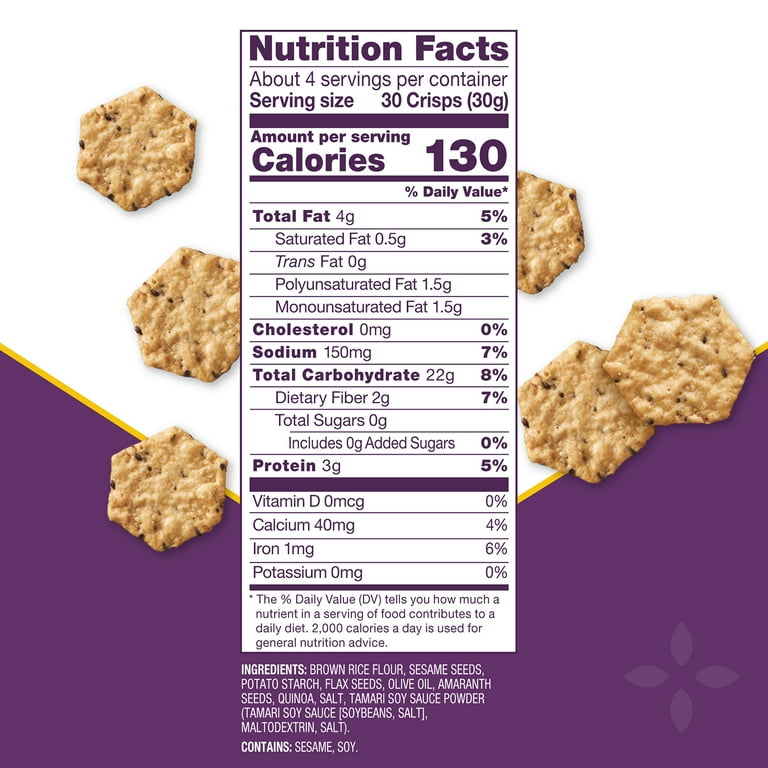 Crunchmaster Original Multi-Seed Crisps Crackers, 4.5 oz.