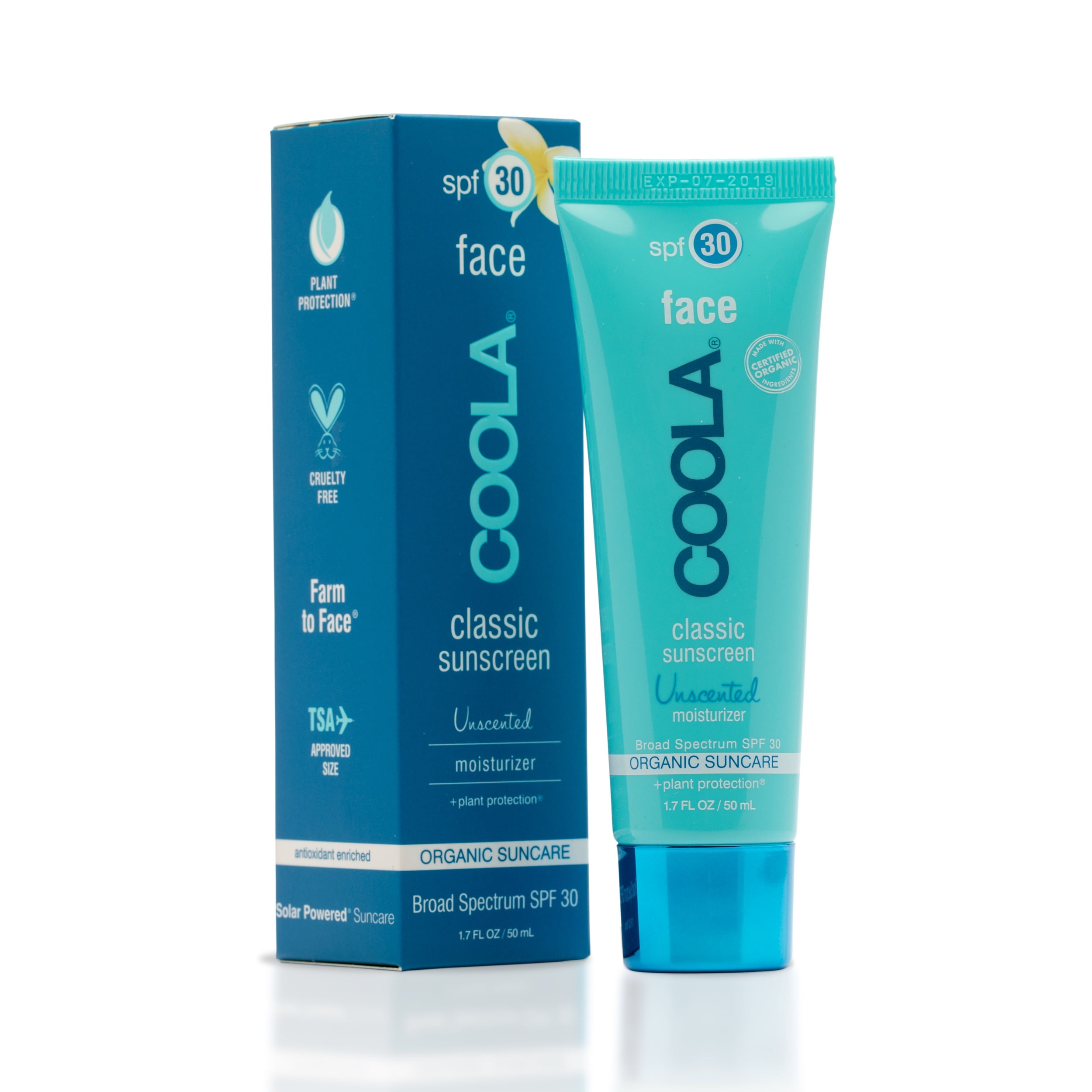 coola unscented sunscreen