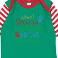 thumbnail image 4 of Inktastic Artist Like Mommy Boys or Girls Long Sleeve Baby Bodysuit, 4 of 5