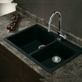 thumbnail image 2 of Transolid RTDO3322-16 Radius 330625-in x 220625-in x 95 Granite 1-34 Offset Double Drop-in Kitchen Sink with 1 Pre-Drilled Faucet Hole Cafe Latte, 2 of 5